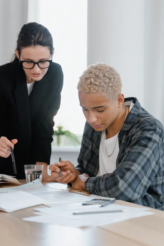 Entretien individuel de bilan d’orientation avec une lycéenne
